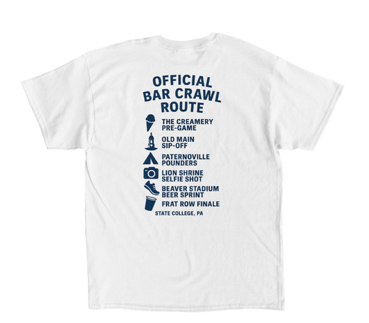 Penn State 2025 Welcome Week Crawl Shirt